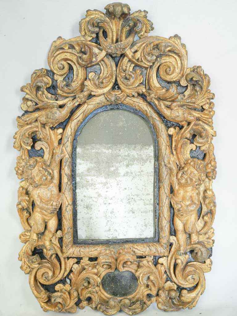 Exquisite gilded Baroque Dutch mirror