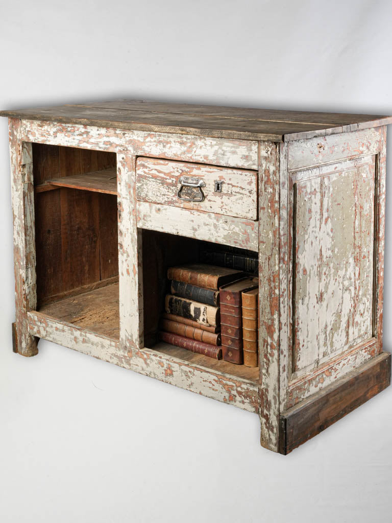 Antique decorative French store counter  