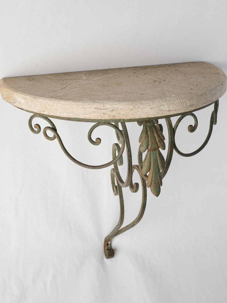 Vintage wrought iron wall bracket