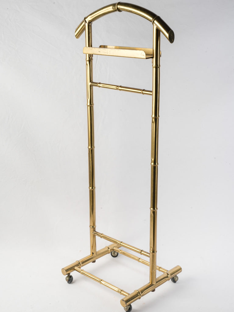 Vintage brass valet stand
